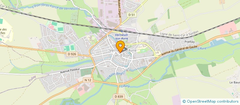 localisation de l'entreprise MADAME MARINE LETELLIER à VERNEUIL D'AVRE ET D'ITON