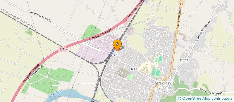 localisation de l'entreprise MADAME MARINE LETIEN  LIVRON-SUR-DROME