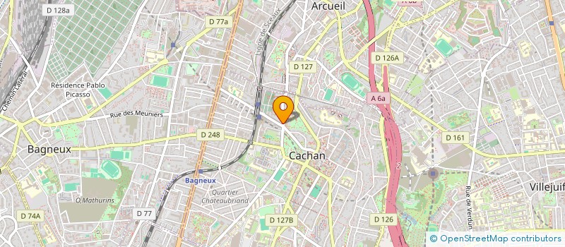 localisation de l'entreprise MADAME MARINE LEVANNIER  CACHAN