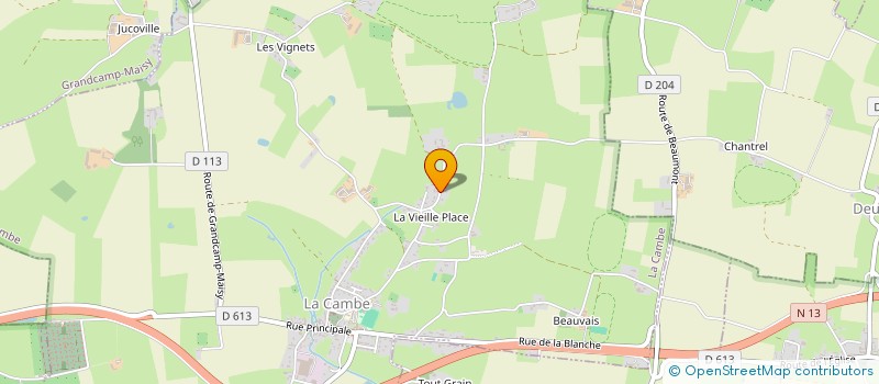 localisation de l'entreprise MADAME MARINE LEVEEL  LA CAMBE