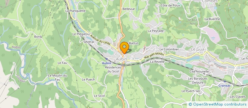 localisation de l'entreprise MADAME MARINE LEVENE  AUBIN