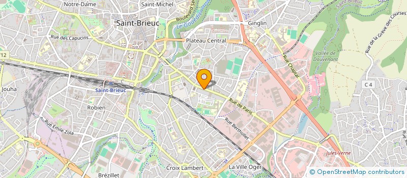 localisation de l'entreprise MADAME MARINE LEVEQUE à SAINT-BRIEUC