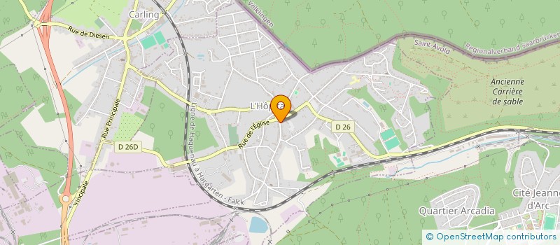 localisation de l'entreprise MADAME MARINE LISTOIR  L'HOPITAL