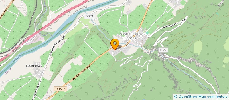 localisation de l'entreprise MADAME MARINE LIVRIERI  COGNIN-LES-GORGES