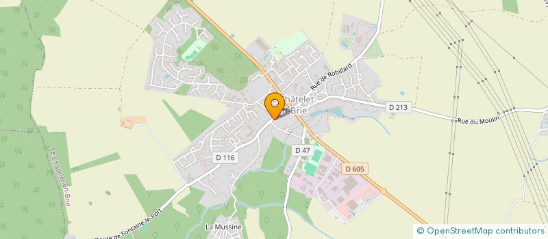 localisation de l'entreprise MADAME MARINE LOAEC  LE CHATELET-EN-BRIE