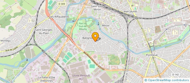 localisation de l'entreprise MADAME MARINE LOCHET  LE MANS