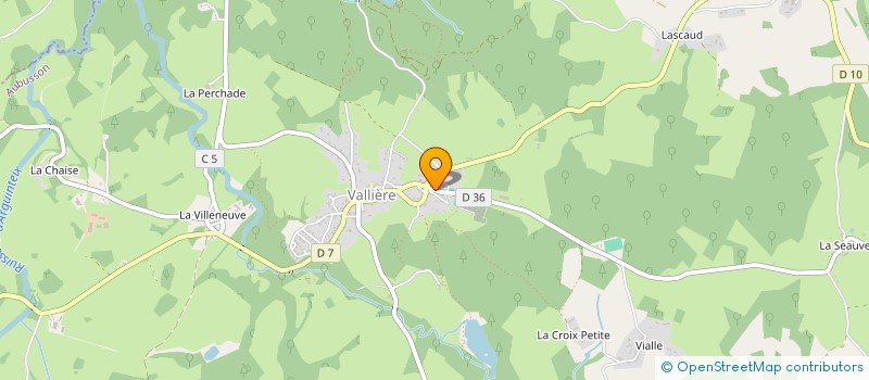 localisation de l'entreprise MADAME MARINE LOMBARD à VALLIERE
