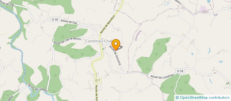 localisation de l'entreprise MADAME MARINE LORIDON  CASTELNAU-CHALOSSE