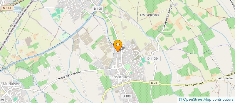 localisation de l'entreprise MADAME MARINE LORY  LANSARGUES