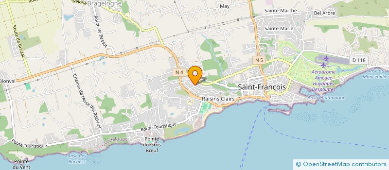 localisation de l'entreprise MADAME MARINE LOUBER à SAINT-FRANCOIS