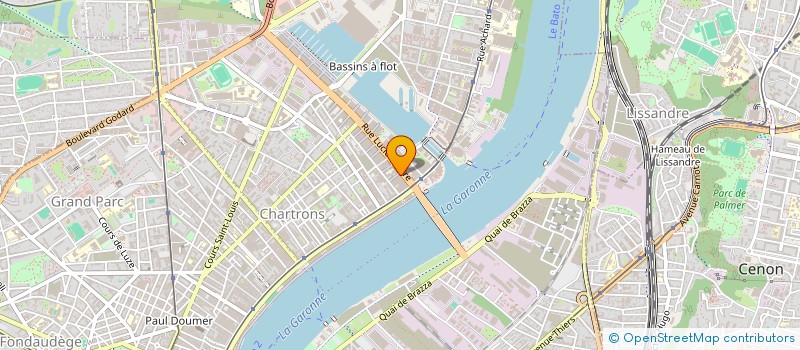 localisation de l'entreprise MADAME MARINE LOUBES  BORDEAUX