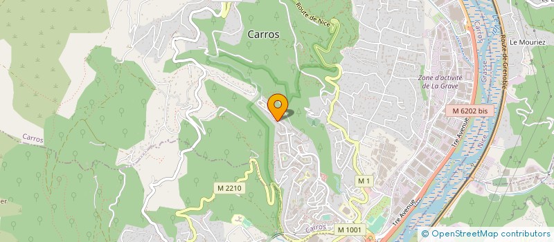 localisation de l'entreprise MADAME MARINE LOUBLIER  CARROS