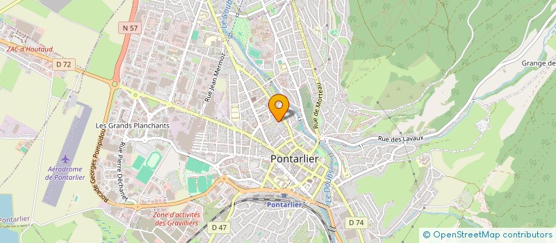 localisation de l'entreprise MADAME MARINE LOUIS  PONTARLIER