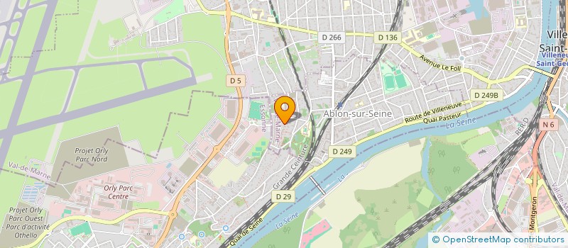 localisation de l'entreprise MADAME MARINE LOUISON à ABLON-SUR-SEINE