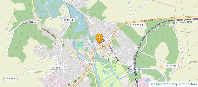 localisation de l'entreprise MADAME MARINE LOUVET à MAINTENON