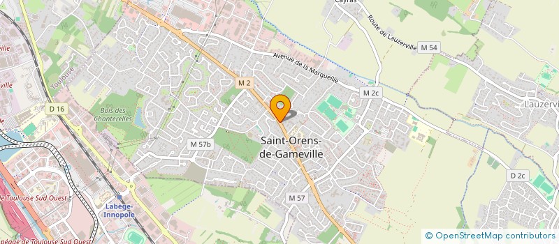 localisation de l'entreprise MADAME MARINE LUCAS  SAINT-ORENS-DE-GAMEVILLE