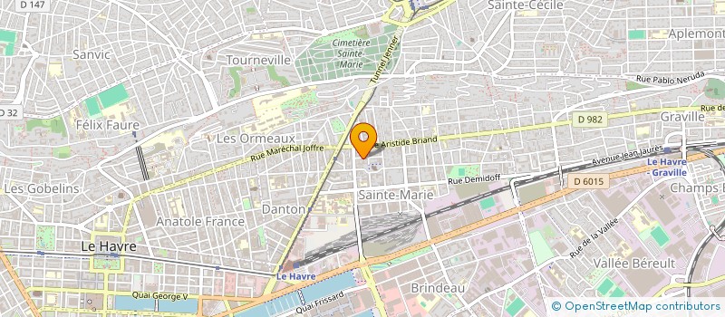 localisation de l'entreprise MADAME MARINE LUCAS  LE HAVRE