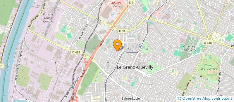 localisation de l'entreprise MADAME MARINE MACE à LE GRAND-QUEVILLY
