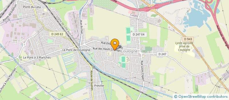 localisation de l'entreprise MADAME MARINE MAGNIER  COULOGNE