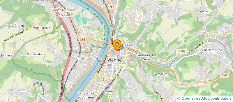 localisation de l'entreprise MADAME MARINE MAHY  VIENNE