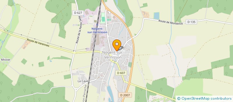 localisation de l'entreprise MADAME MARINE MAILLET à NOGENT-SUR-VERNISSON