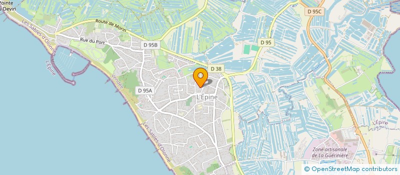 localisation de l'entreprise MADAME MARINE MAISONNAVE  L'EPINE
