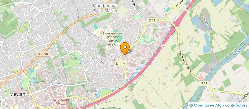 localisation de l'entreprise MADAME MARINE MANHES  MONTBONNOT-SAINT-MARTIN