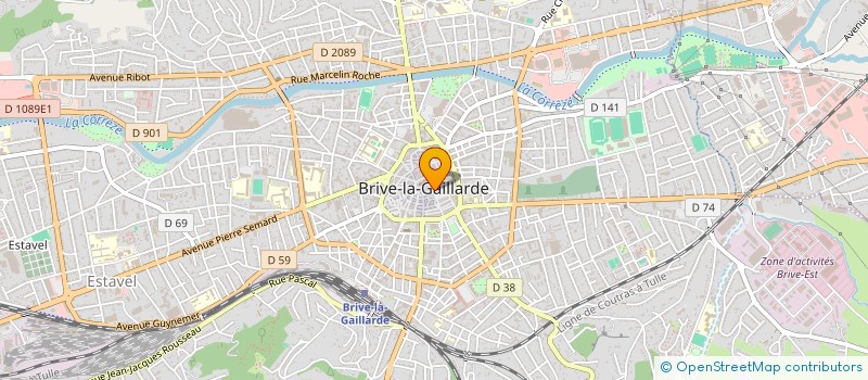 localisation de l'entreprise MADAME MARINE MANUELLO à BRIVE-LA-GAILLARDE
