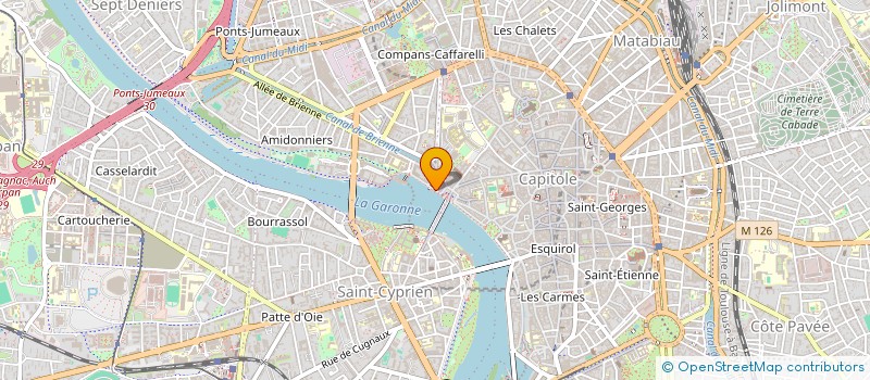 localisation de l'entreprise MADAME MARINE MAQUAIRE  TOULOUSE