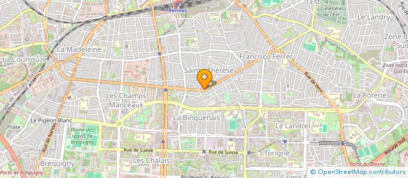 localisation de l'entreprise MADAME MARINE MARCHETTI  RENNES