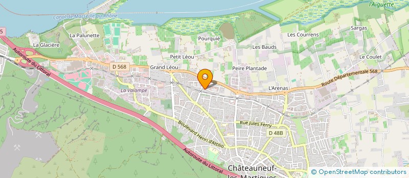 localisation de l'entreprise MADAME MARINE MARCHIANO  CHATEAUNEUF-LES-MARTIGUES