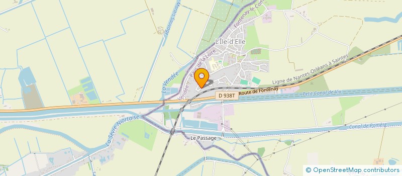 localisation de l'entreprise MADAME MARINE MAROT  L'ILE-D'ELLE