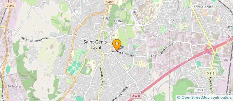 localisation de l'entreprise MADAME MARINE MARROCCO  SAINT-GENIS-LAVAL