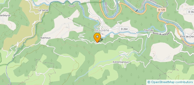 localisation de l'entreprise MADAME MARINE MARTIN  BEAUVENE