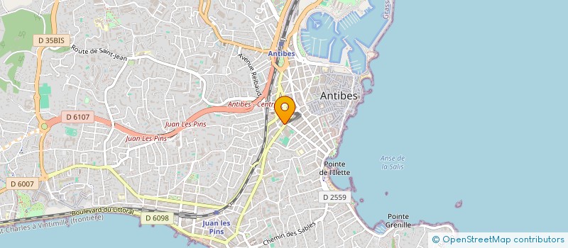 localisation de l'entreprise MADAME MARINE MARTIN  ANTIBES