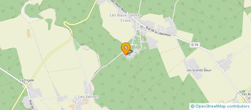 localisation de l'entreprise MADAME MARINE MARTIN  LES BAUX-SAINTE-CROIX