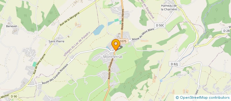 localisation de l'entreprise MADAME MARINE MARTIN  MONTFERRAT
