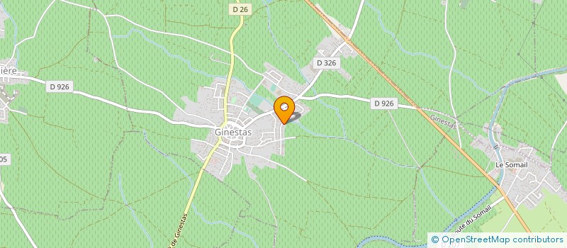 localisation de l'entreprise MADAME MARINE MAS  GINESTAS