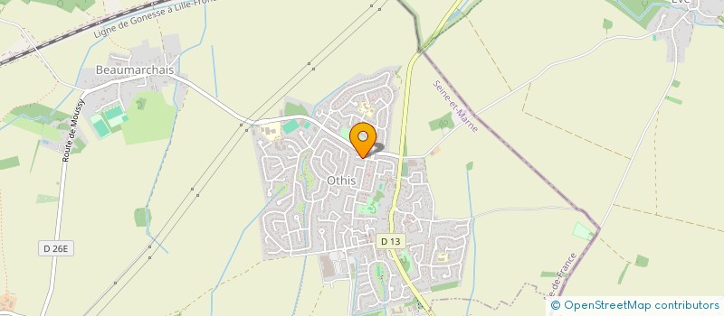 localisation de l'entreprise MADAME MARINE MASLARD  OTHIS