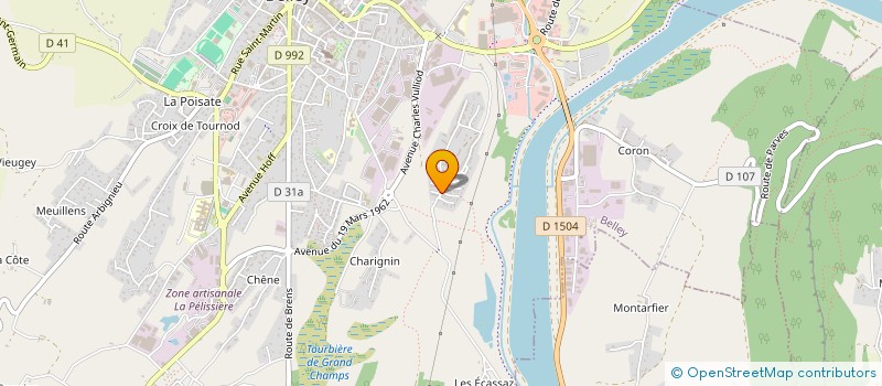 localisation de l'entreprise MADAME MARINE MASSON  BELLEY