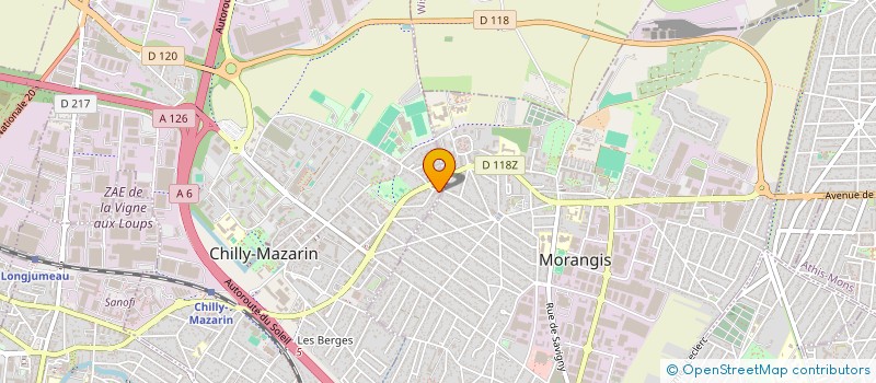localisation de l'entreprise MADAME MARINE MATHIEN  CHILLY-MAZARIN
