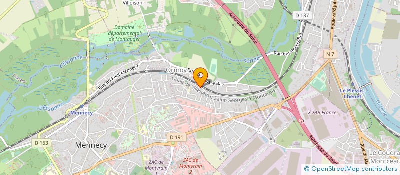 localisation de l'entreprise MADAME MARINE MATILDE VUKA MILIC  ORMOY