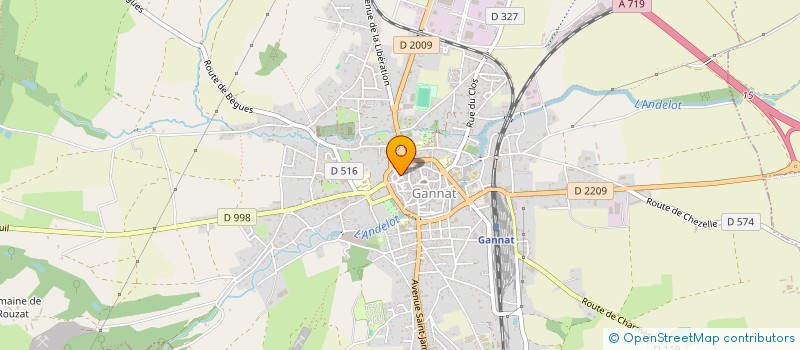 localisation de l'entreprise MADAME MARINE MATRINGHEM  GANNAT