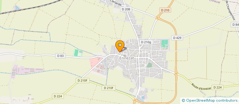 localisation de l'entreprise MADAME MARINE MAURANNE  ENNEZAT