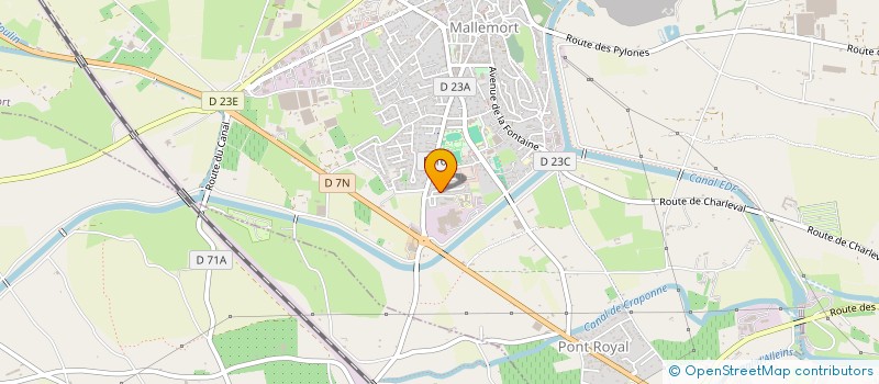 localisation de l'entreprise MADAME MARINE MAYAN  MALLEMORT