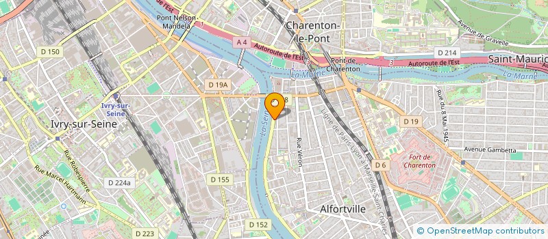 localisation de l'entreprise MADAME MARINE MAZUET  ALFORTVILLE