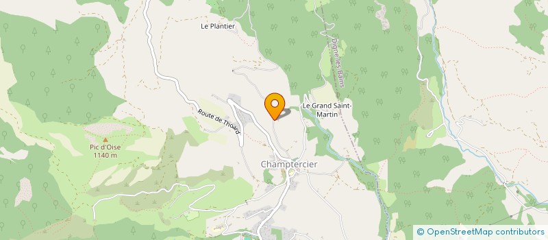 localisation de l'entreprise MADAME MARINE MEDRANO  CHAMPTERCIER