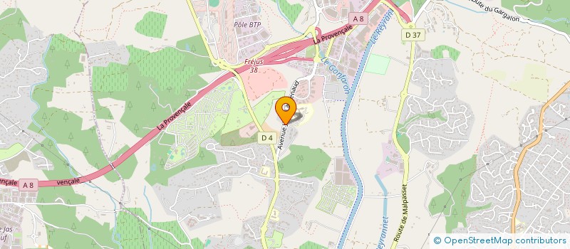 localisation de l'entreprise MADAME MARINE MEGANE JULIE DESPLATS à FREJUS