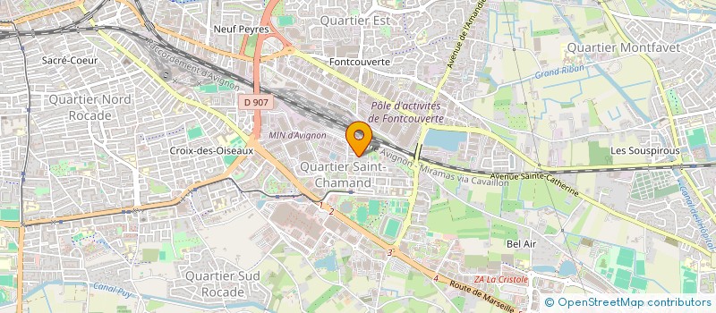 localisation de l'entreprise MADAME MARINE MEJEAN  AVIGNON