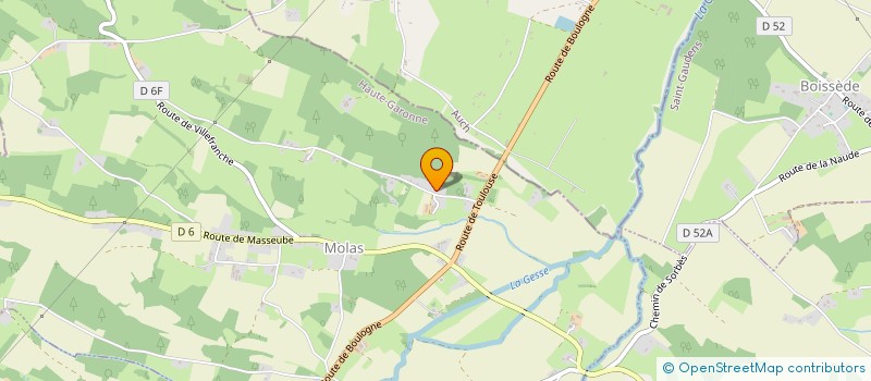 localisation de l'entreprise MADAME MARINE MENANT  MOLAS